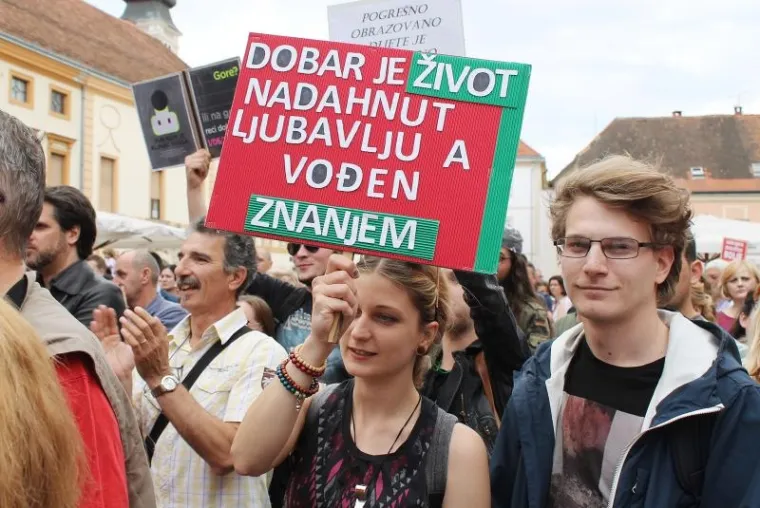 GRAĐANI PORUČILI DA 'HRVATSKA MOŽE BOLJE': Evo kako se prosvjedovalo u drugim gradovima