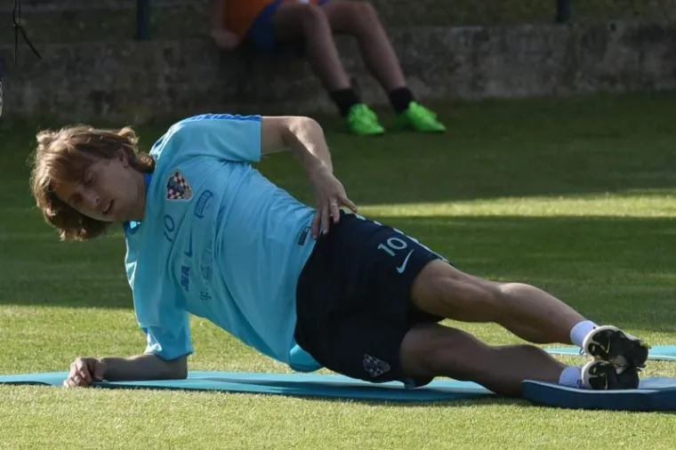 Luka je odradio i prvi trening sa svojim reprezentativnim suigračima.