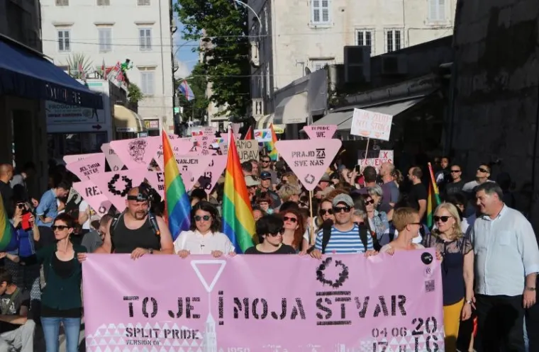 Split Pride okupio oko 200 osoba: 'Ovo je za sve koji se osjećaju diskriminiranima i obespravljenima'