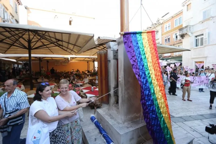 Split Pride okupio oko 200 osoba: 'Ovo je za sve koji se osjećaju diskriminiranima i obespravljenima'