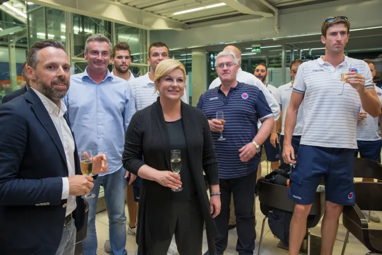 Kolinda Grabar-Kitarović dočekala vaterpoliste
