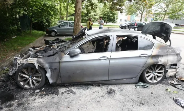 POŽAR U ZAGREBU: Pod okriljem mraka na Jarunu izgorio BMW
