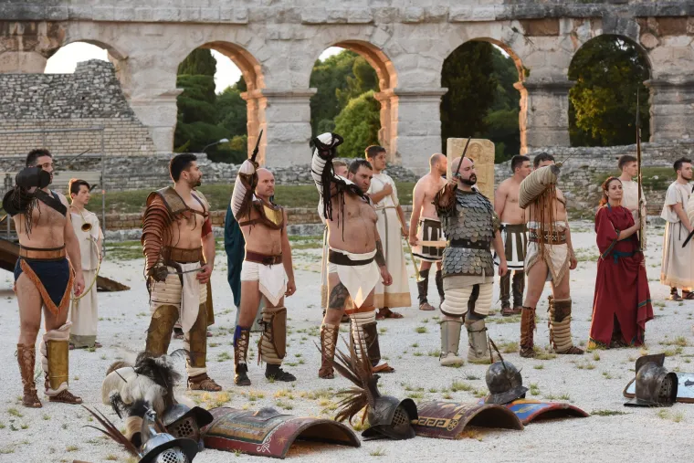 Borbe gladijatora u pulskoj Areni