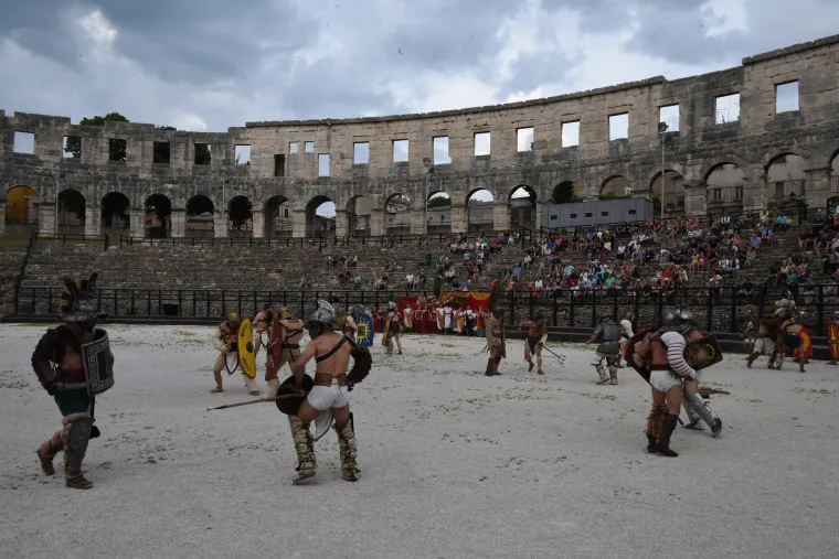 Borbe gladijatora u pulskoj Areni