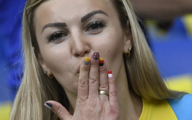Ukrajinke su davale podršku svojoj reprezentaciji, ali to nije bilo dovoljno za pobjedu.