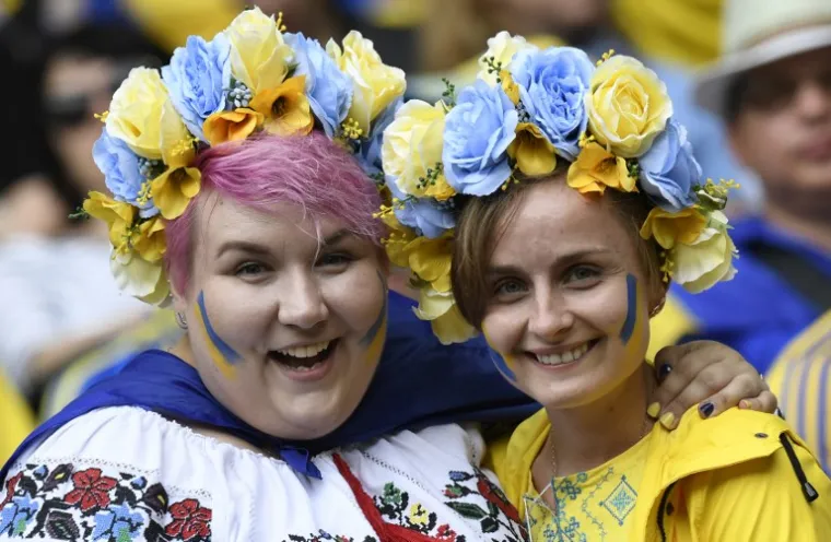Ukrajinke su davale podršku svojoj reprezentaciji, ali to nije bilo dovoljno za pobjedu.