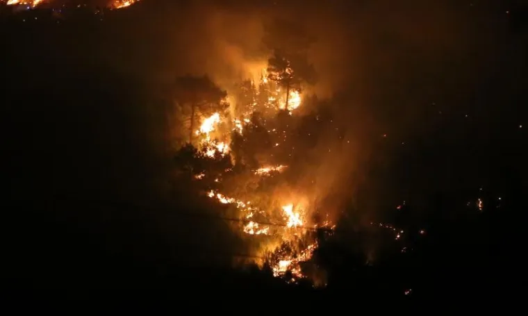 Požar kod Skradina opasno se približio kućama