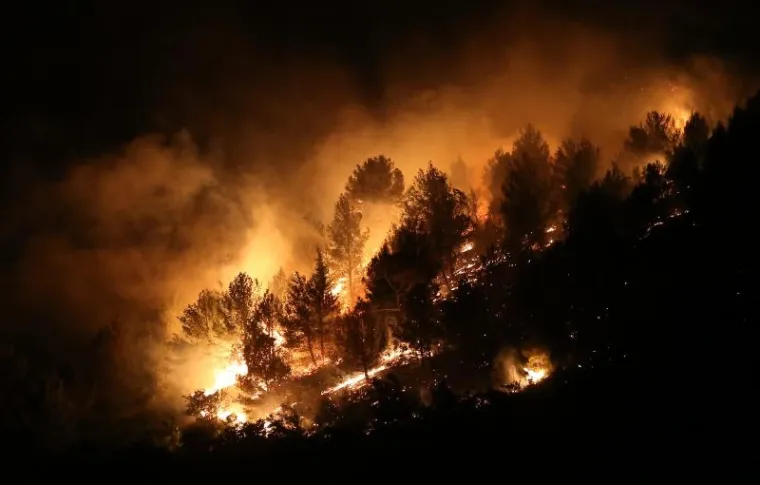 Požar kod Skradina opasno se približio kućama