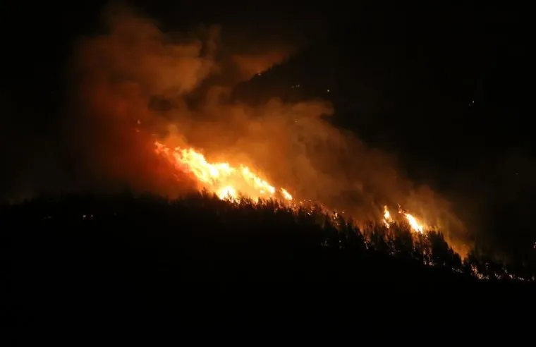 Požar kod Skradina opasno se približio kućama