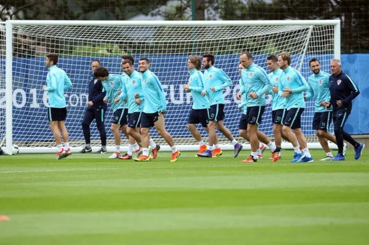 PRIPREME: Hrvatska nogometna reprezentacija odradila je trening u Deauvilleu