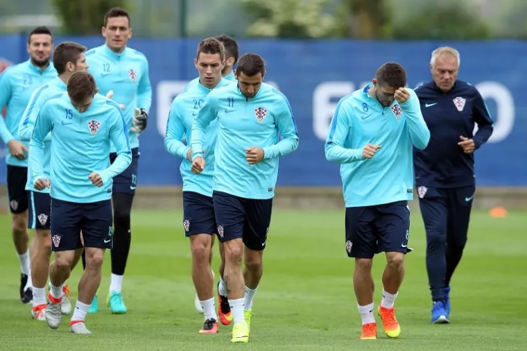 PRIPREME: Hrvatska nogometna reprezentacija odradila je trening u Deauvilleu