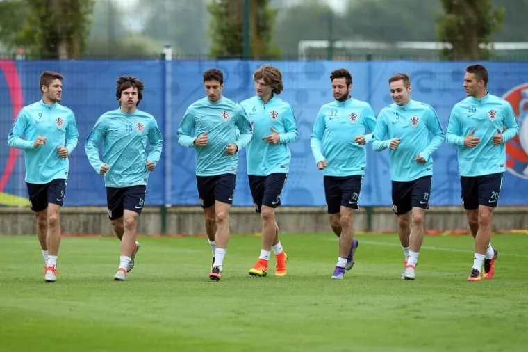 PRIPREME: Hrvatska nogometna reprezentacija odradila je trening u Deauvilleu