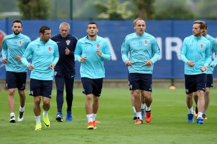 PRIPREME: Hrvatska nogometna reprezentacija odradila je trening u Deauvilleu