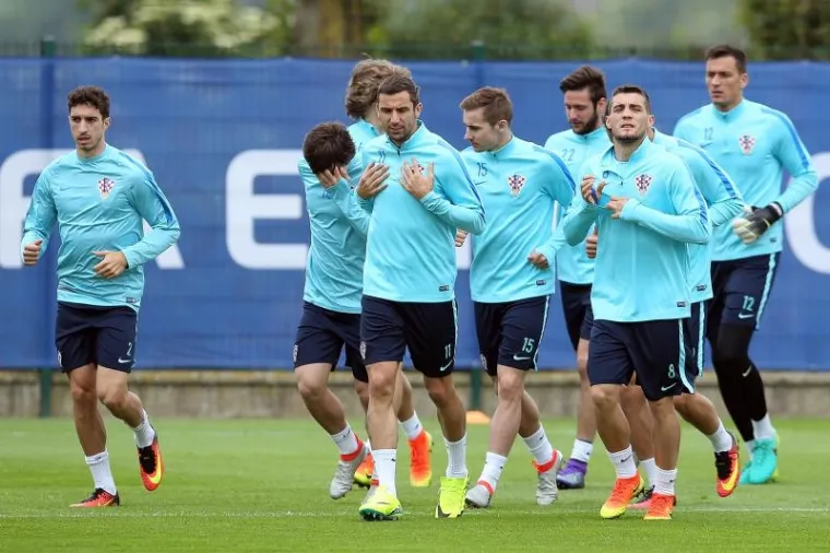 PRIPREME: Hrvatska nogometna reprezentacija odradila je trening u Deauvilleu