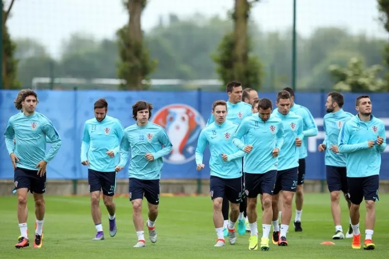PRIPREME: Hrvatska nogometna reprezentacija odradila je trening u Deauvilleu