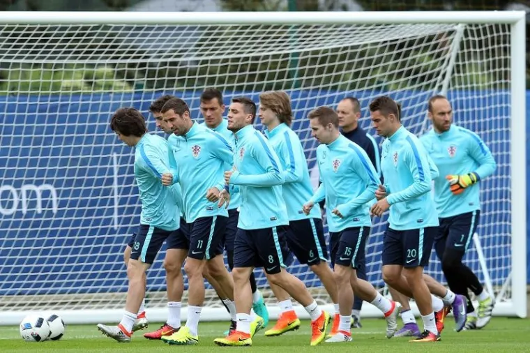 PRIPREME: Hrvatska nogometna reprezentacija odradila je trening u Deauvilleu