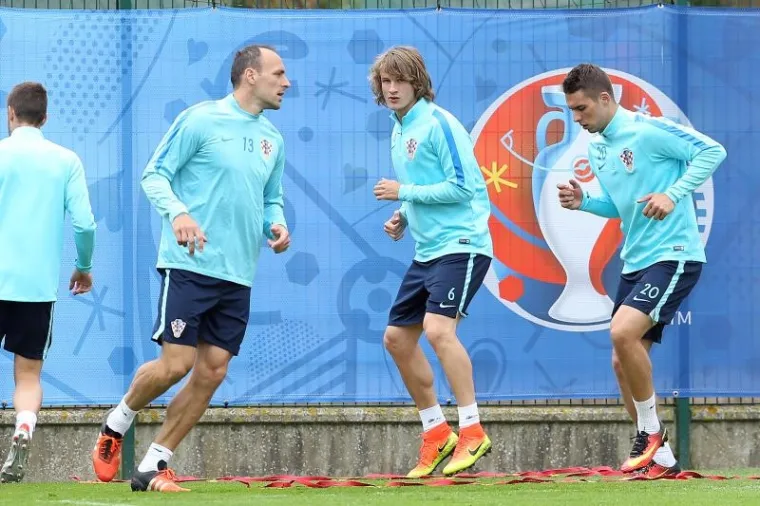 PRIPREME: Hrvatska nogometna reprezentacija odradila je trening u Deauvilleu