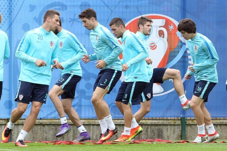 PRIPREME: Hrvatska nogometna reprezentacija odradila je trening u Deauvilleu