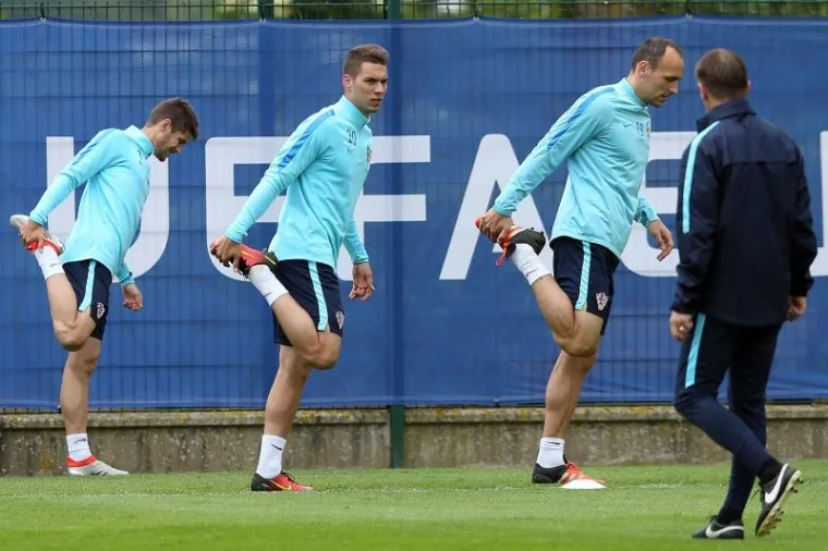 PRIPREME: Hrvatska nogometna reprezentacija odradila je trening u Deauvilleu