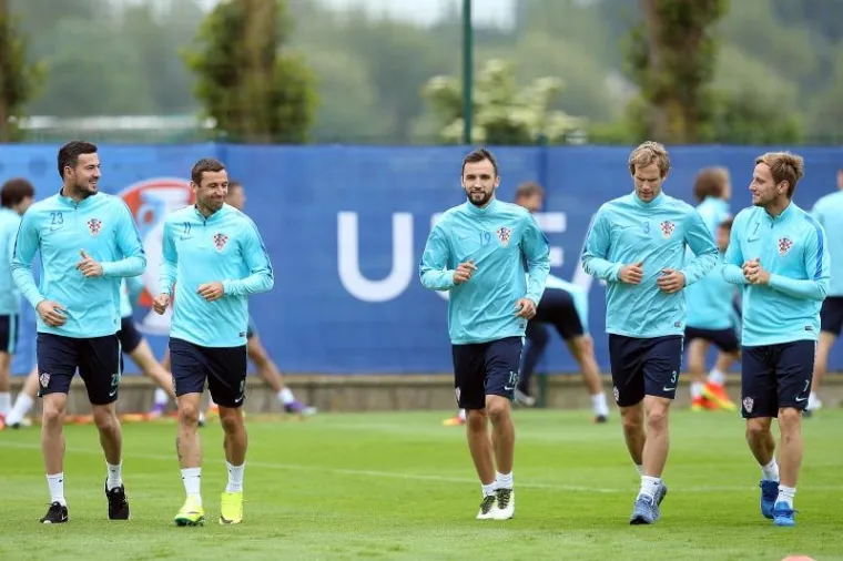 PRIPREME: Hrvatska nogometna reprezentacija odradila je trening u Deauvilleu