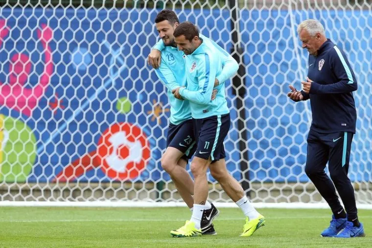 PRIPREME: Hrvatska nogometna reprezentacija odradila je trening u Deauvilleu