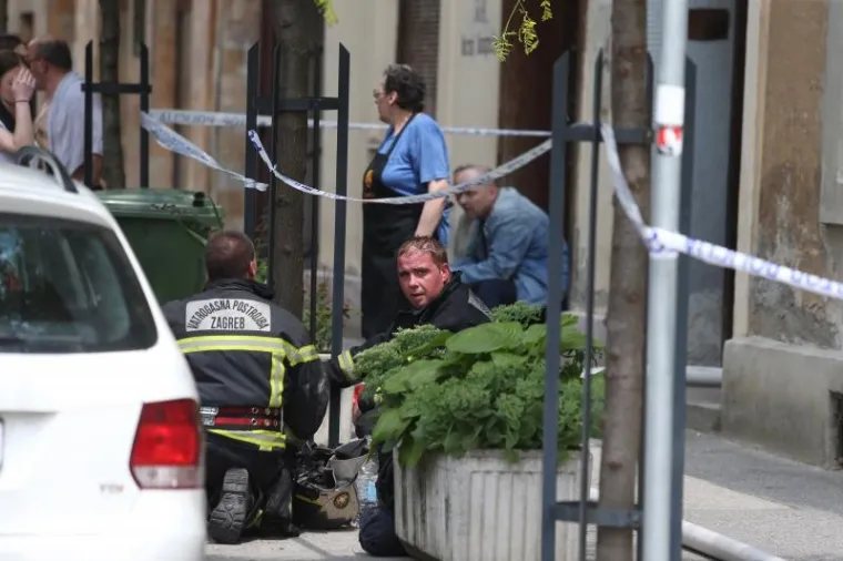 Požar u potkrovlju zgrade u Zagrebu, troje ozlijeđenih