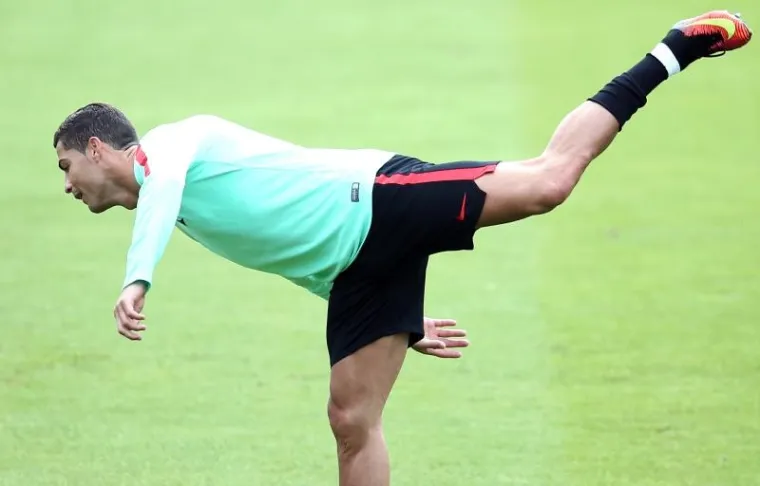 PORTUGALCI I RONALDO NABRIJANI NA HRVATSKU: Ovako je izgledao njihov trening prije puta u Lens