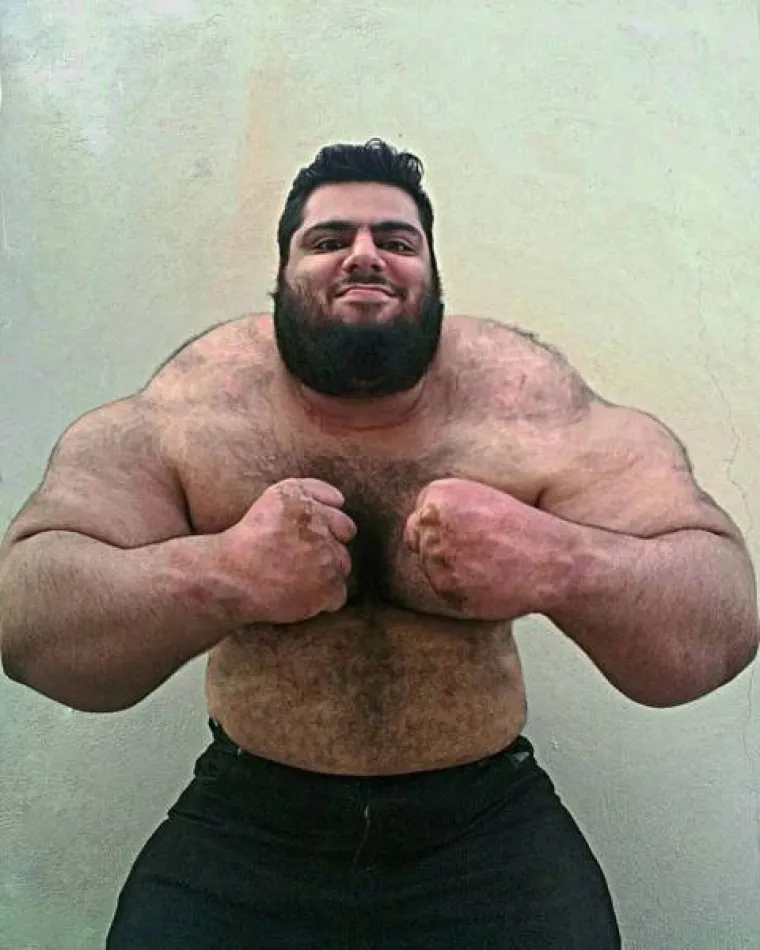 IRANSKI HULK IMA 155 KG! Izgleda poput superjunaka, nije nit' čudo da je postao hit