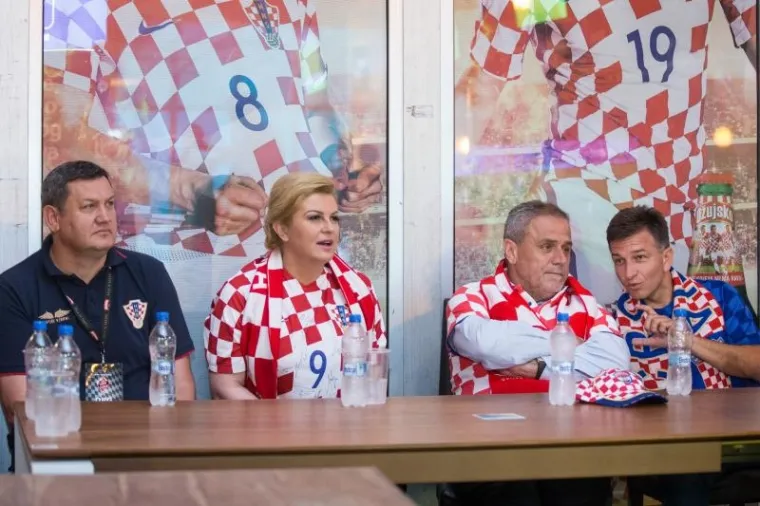 Predsjednica i gradonačelnik Zagreba zajedno su pratili utakmicu