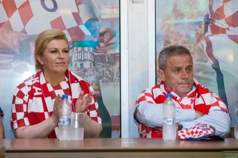 Predsjednica i gradonačelnik Zagreba zajedno su pratili utakmicu