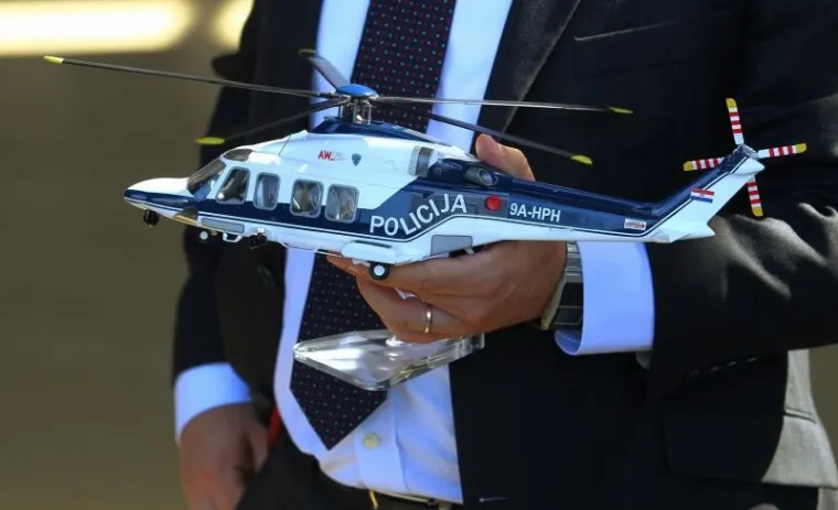 MUP-u stigao novi helikopter za nadzor granice