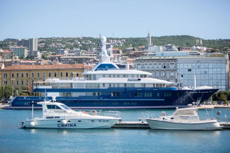 Northern Star - najveća jahta koja je ikad uplovila u riječku luku