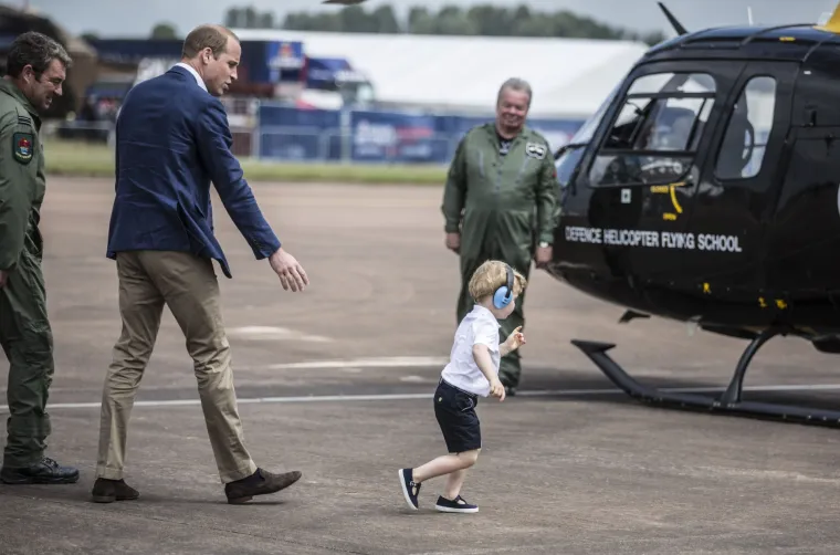 Princ William, Kate Middleton, princ George