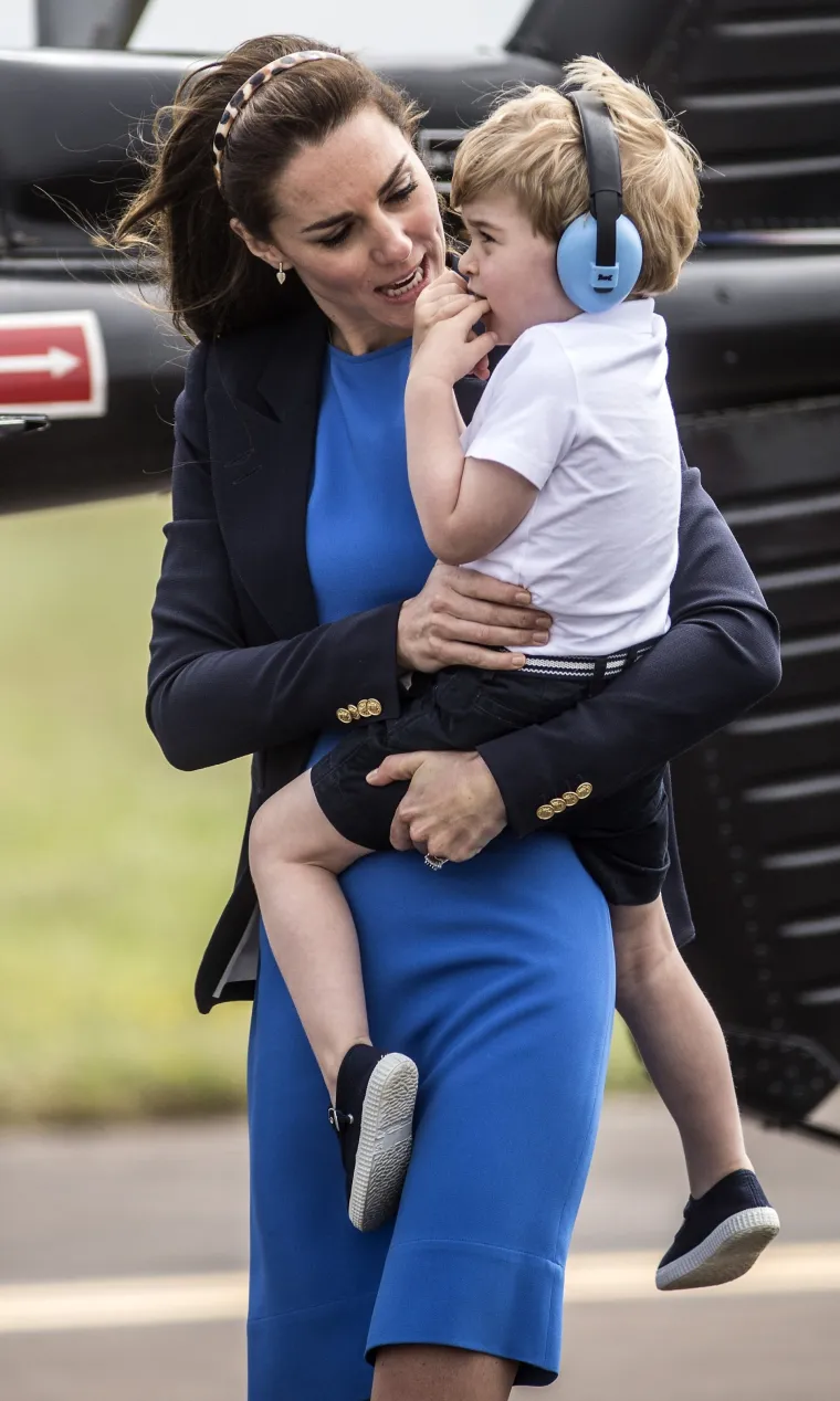 Princ William, Kate Middleton, princ George