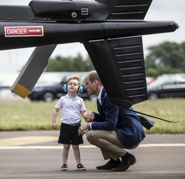Princ William, Kate Middleton, princ George