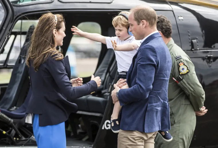 Princ William, Kate Middleton, princ George