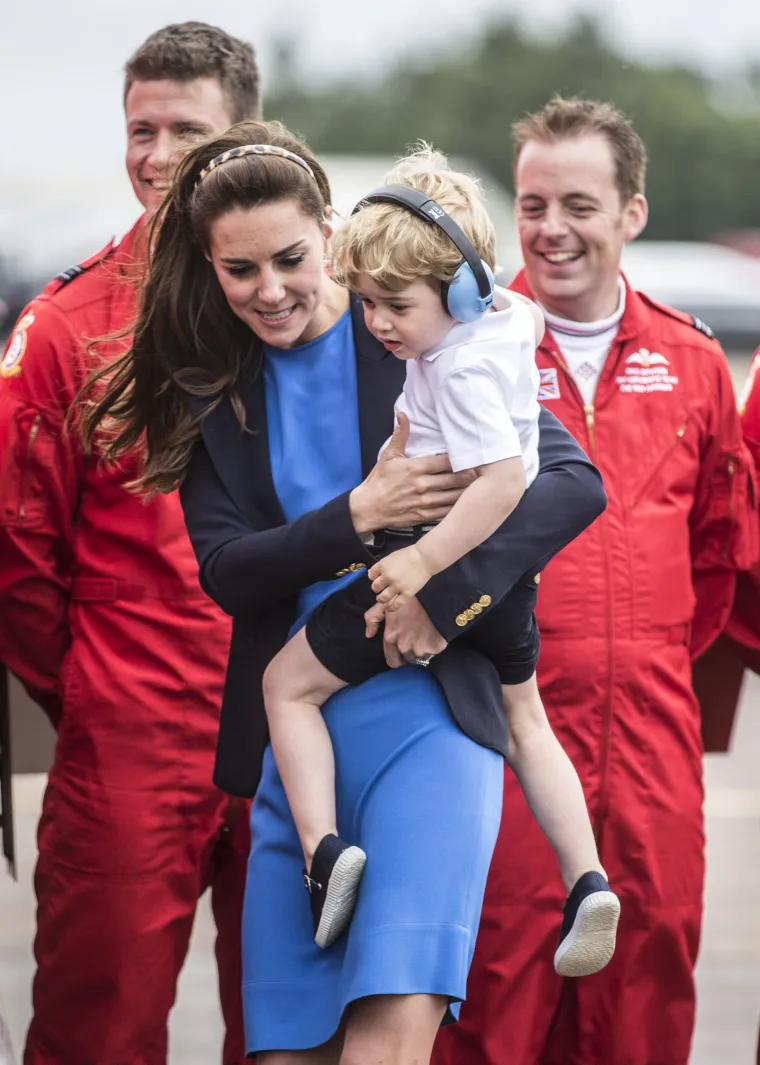 Princ William, Kate Middleton, princ George