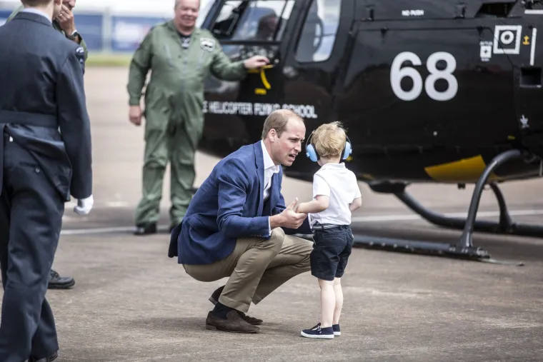 Princ William, Kate Middleton, princ George