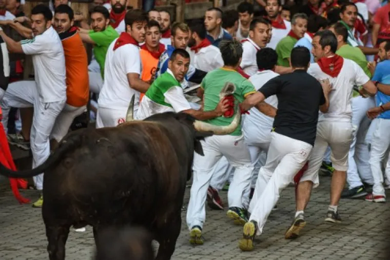 NAJKRVAVIJA TRADICIJA SVIJETA: Nisu ba&scaron; svi uspjeli pobjeći rogovima bikova u Pamploni...