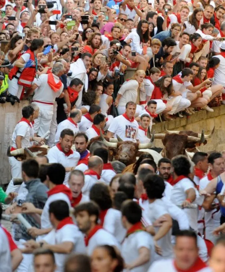 NAJKRVAVIJA TRADICIJA SVIJETA: Nisu ba&scaron; svi uspjeli pobjeći rogovima bikova u Pamploni...