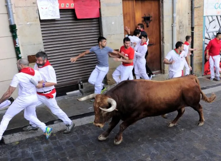 NAJKRVAVIJA TRADICIJA SVIJETA: Nisu ba&scaron; svi uspjeli pobjeći rogovima bikova u Pamploni...