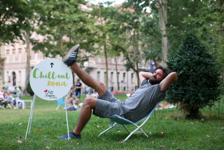 Travica ili plažica? - Zagrebački Zrinjevac dostojna je konkurencija morskom žalu