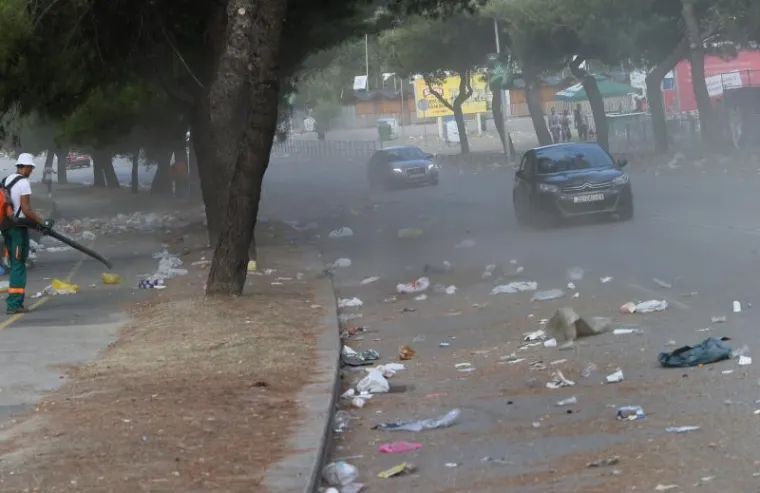 Poljud i okolica prepuni su smeća nakon Ultre