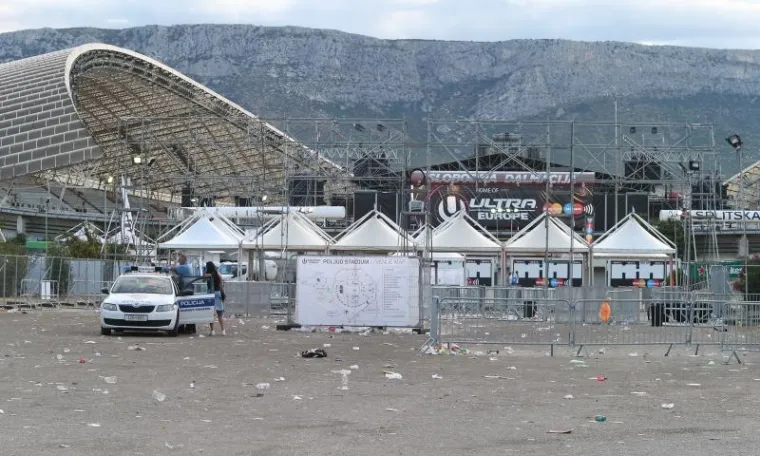 Poljud i okolica prepuni su smeća nakon Ultre