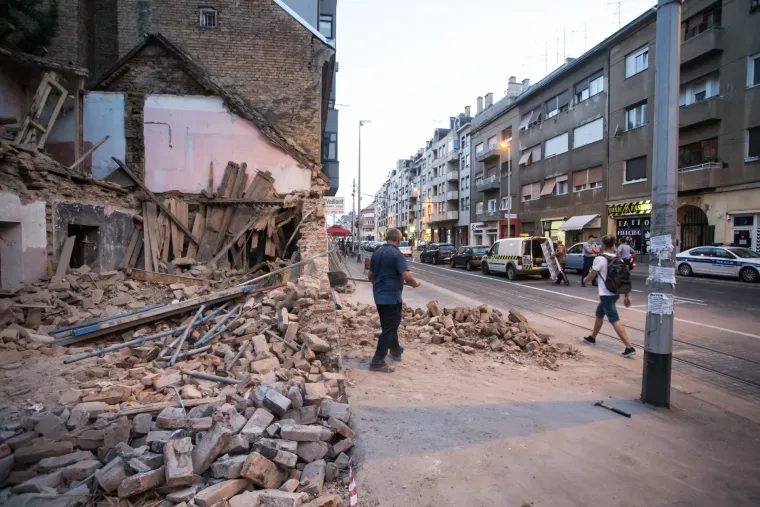 Pad skele u Tratinskoj