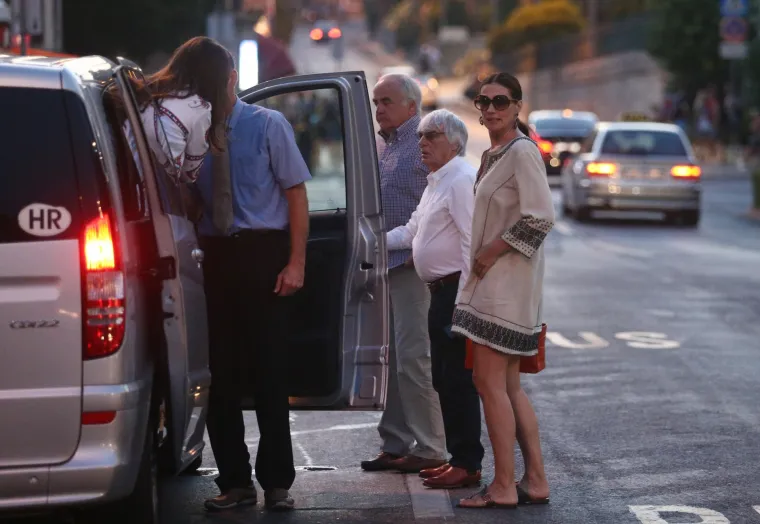 Bernie Ecclestone, Slavica Ecclestone, Fabiana Flosi