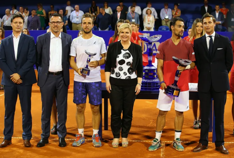 Kolinda s Pahorom i suprugom Jakovom gledala finale ATP turnira u Umagu