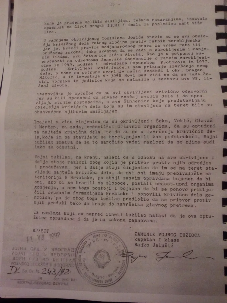 Donosimo 44 imena koja se nalaze na popisu aktivne optužnice iz Srbije