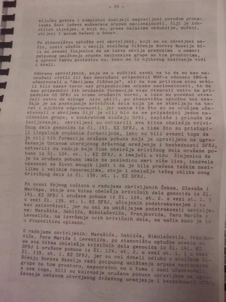 Donosimo 44 imena koja se nalaze na popisu aktivne optužnice iz Srbije