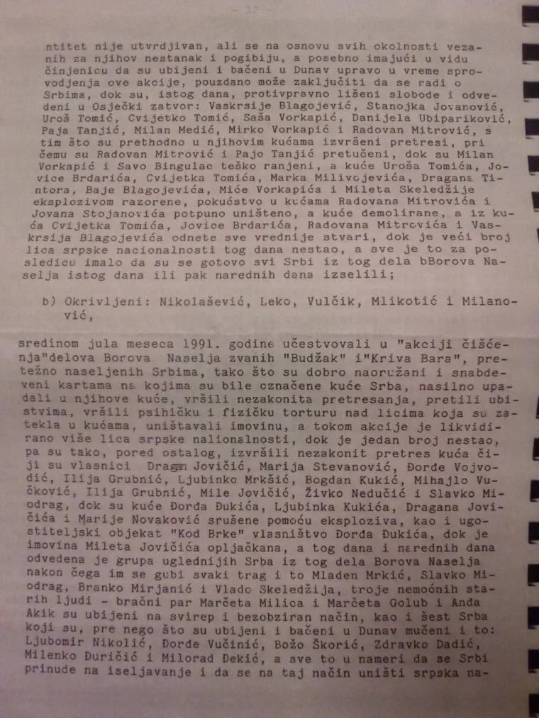 Donosimo 44 imena koja se nalaze na popisu aktivne optužnice iz Srbije